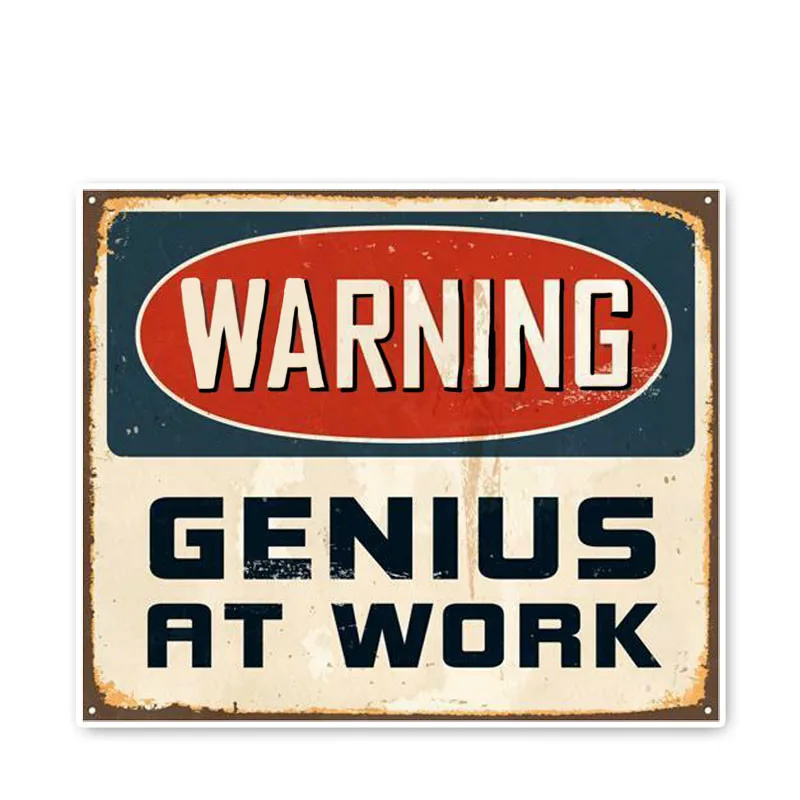 Creativity Genius At Work Fun Warning Car Stickers PVC Personality Fashion Body Windows Exquisite Decals Waterproof Decoration
Creativity Genius At Work Fun Warning Car Stickers PVC Personality Fashion Body Windows Exquisite Decals Waterproof Decoration