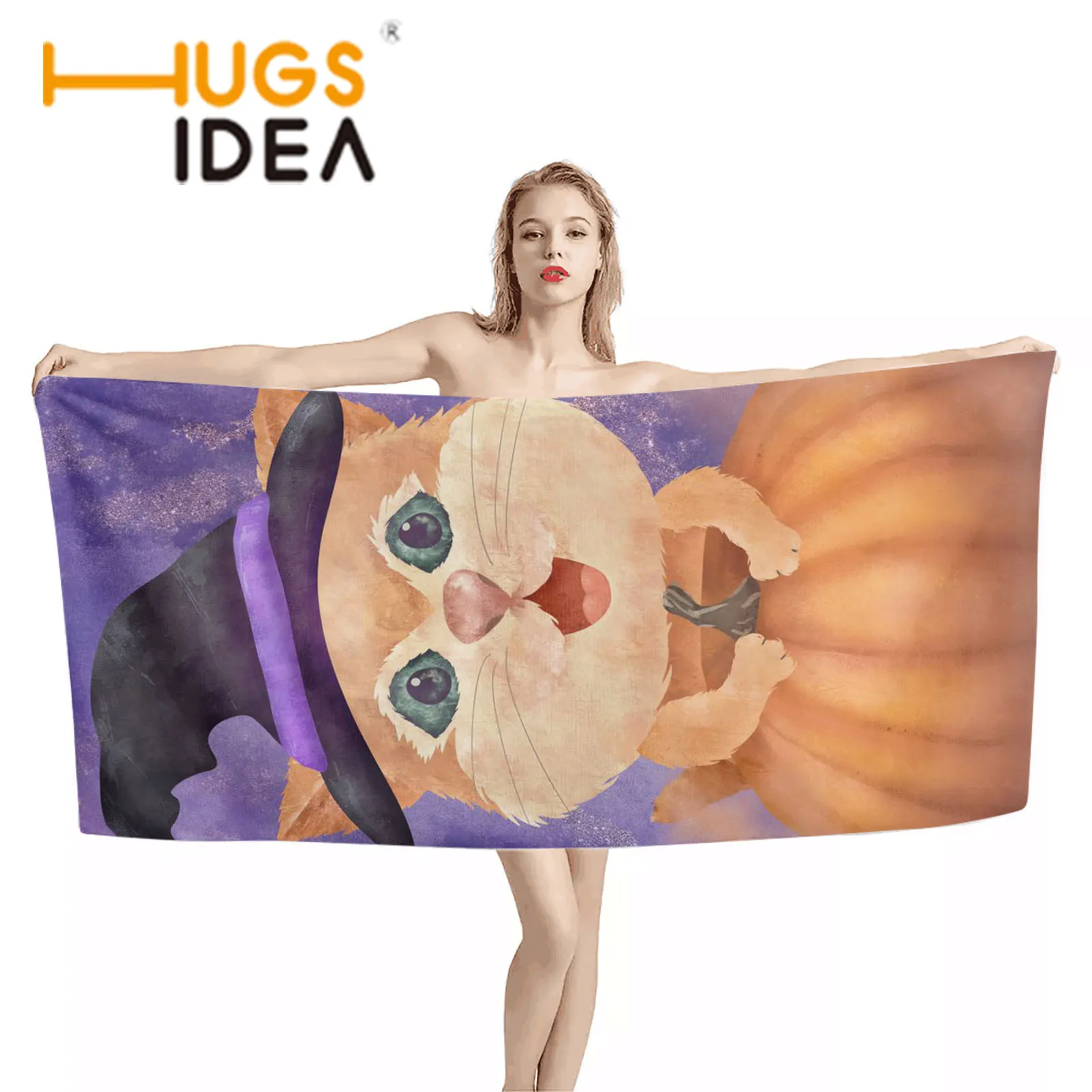 Пляжное полотенце HUGSIDEA из микрофибры с изображением животных на тыквах, забавное стильное банное полотенце для детей, искусственное лицо
Пляжное полотенце HUGSIDEA из микрофибры с изображением животных на тыквах, забавное стильное банное полотенце для детей, искусственное лицо