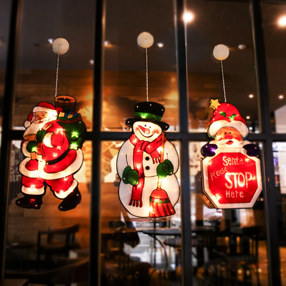 Santa Claus Led Suction Cup Window Hanging Lights Festive Atmosphere Lantern Christmas Decorative Scene Decorative Lights
Santa Claus Led Suction Cup Window Hanging Lights Festive Atmosphere Lantern Christmas Decorative Scene Decorative Lights