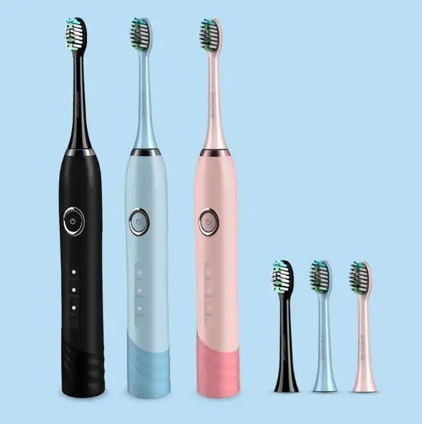 Electric toothbrush ultrasonic rechargeable battery IPX7 Waterproof 3 models electric tooth brush electric oral hygiene
Electric toothbrush ultrasonic rechargeable battery IPX7 Waterproof 3 models electric tooth brush electric oral hygiene