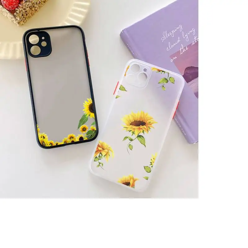 sunflower Luxury Unique Design Phone Case Clear matte transparent For white iPhone 7 8 x xs xr 11 12 pro plus max mini Funda 
sunflower Luxury Unique Design Phone Case Clear matte transparent For white iPhone 7 8 x xs xr 11 12 pro plus max mini Funda