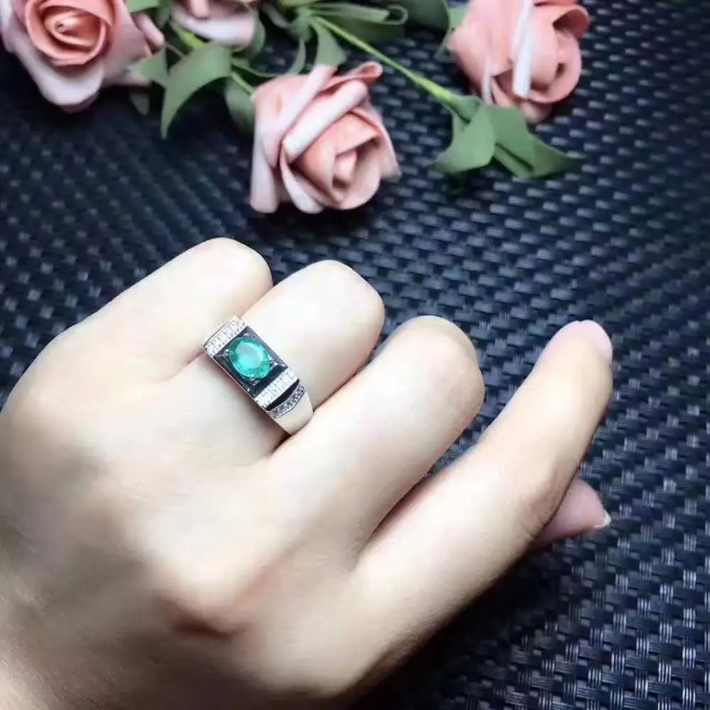 man Ring Natural and Real emerald ring Man Ring Free shipping 925 sterling silver 5*7mm gemstone Fine jewelry 
man Ring Natural and Real emerald ring Man Ring Free shipping 925 sterling silver 5*7mm gemstone Fine jewelry