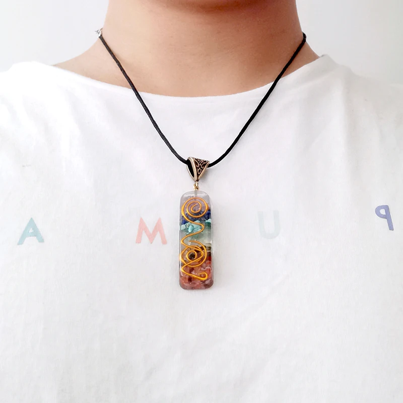 7 Chakela Necklace Pendant Seven Chakra Crystal Semi-precious Stone Gravel Meditation Seven Chakra Aura Pendant Jewelry Gift
7 Chakela Necklace Pendant Seven Chakra Crystal Semi-precious Stone Gravel Meditation Seven Chakra Aura Pendant Jewelry Gift