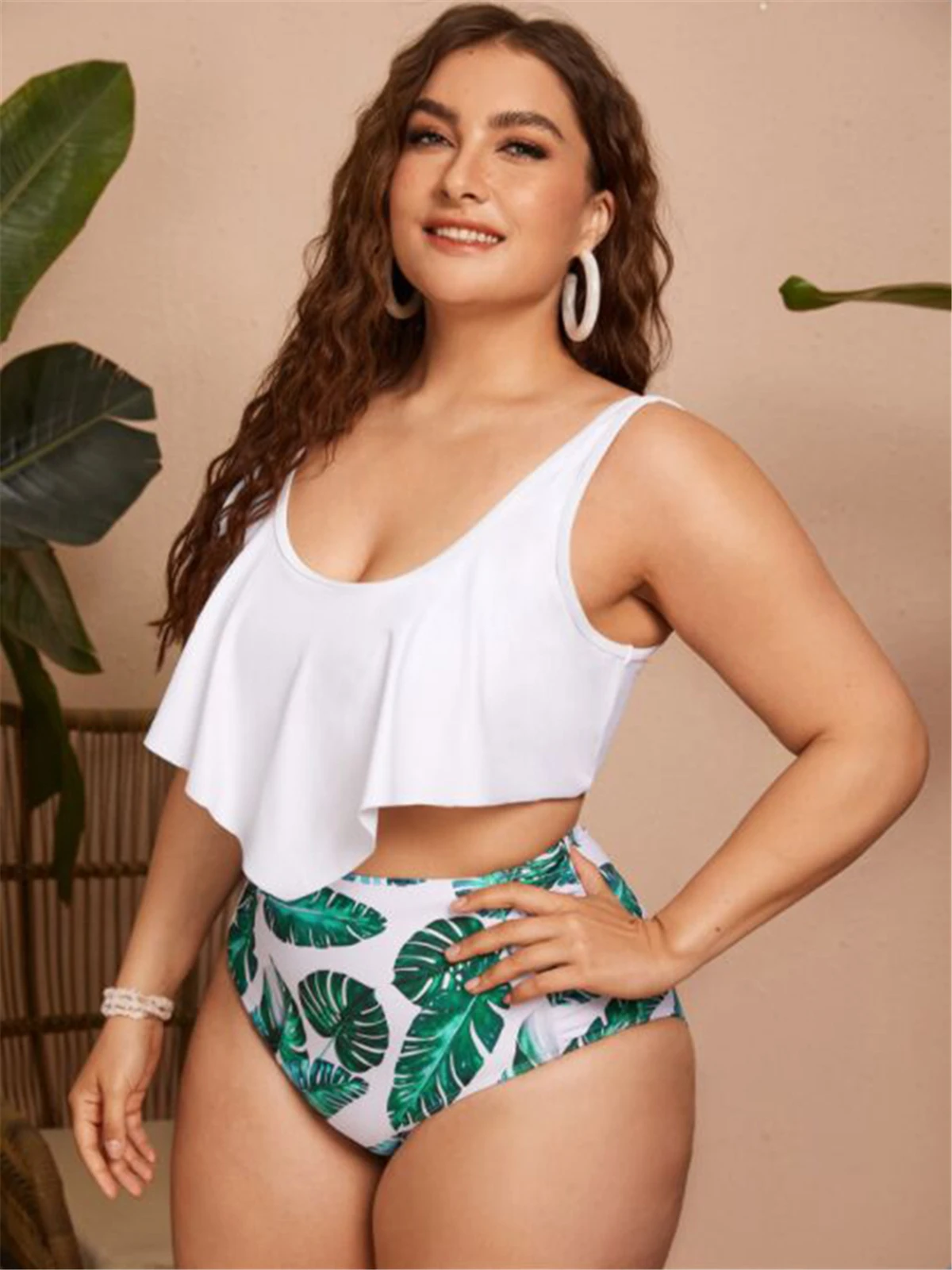 Bikini 2021 Plus Size 2 Pieces Sets Luxury Two Piece Designer Swimsuit Bathing Suit Swimwear Print Swimming Suit for Women
Bikini 2021 Plus Size 2 Pieces Sets Luxury Two Piece Designer Swimsuit Bathing Suit Swimwear Print Swimming Suit for Women