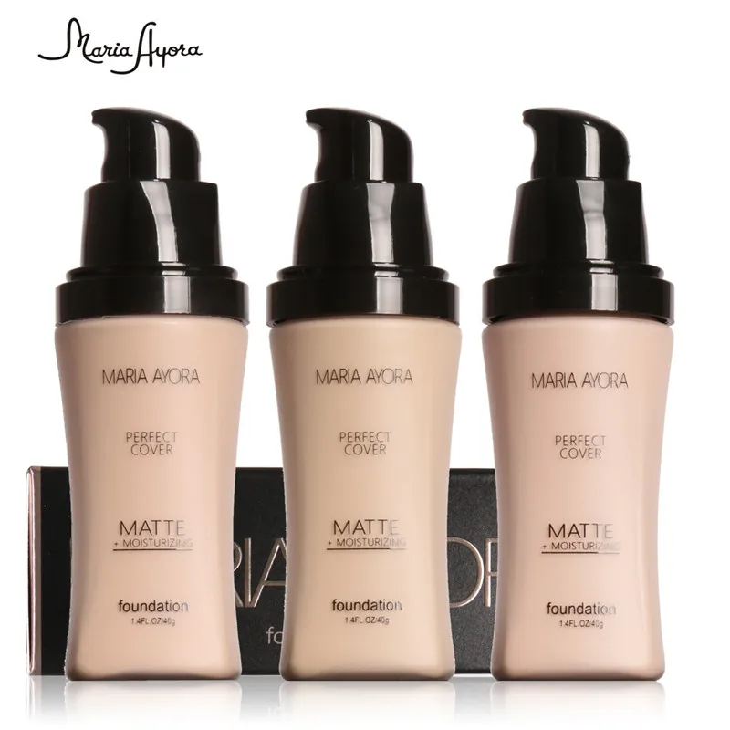 

Brand Makeup Base Face Liquid Foundation BB Cream Concealer Whitening Moisturizer Oil-control Waterproof Maquiagem