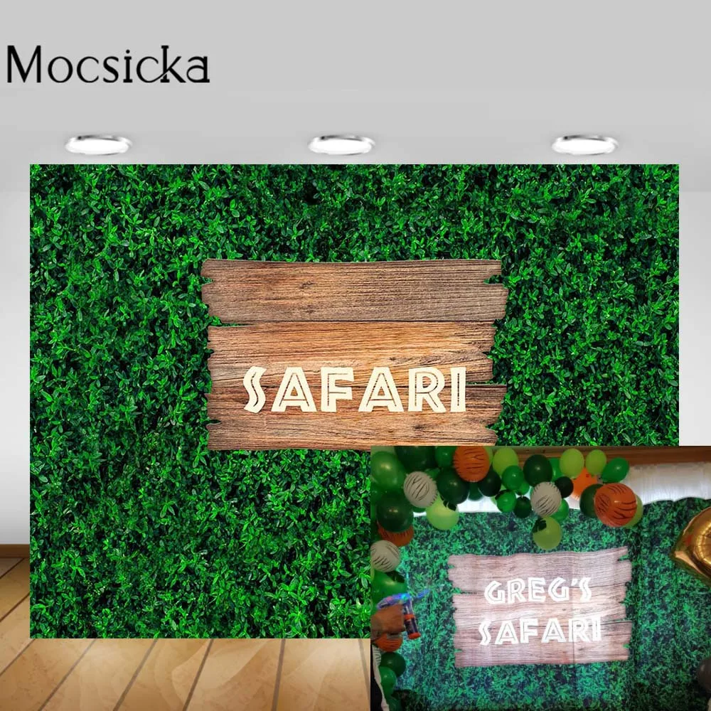 Mocsicka Child Birthday Safari Party Wild One Backdrop Green Grass Wall Baby Shower Photo Background Customize Poster Wallpaper
Mocsicka Child Birthday Safari Party Wild One Backdrop Green Grass Wall Baby Shower Photo Background Customize Poster Wallpaper