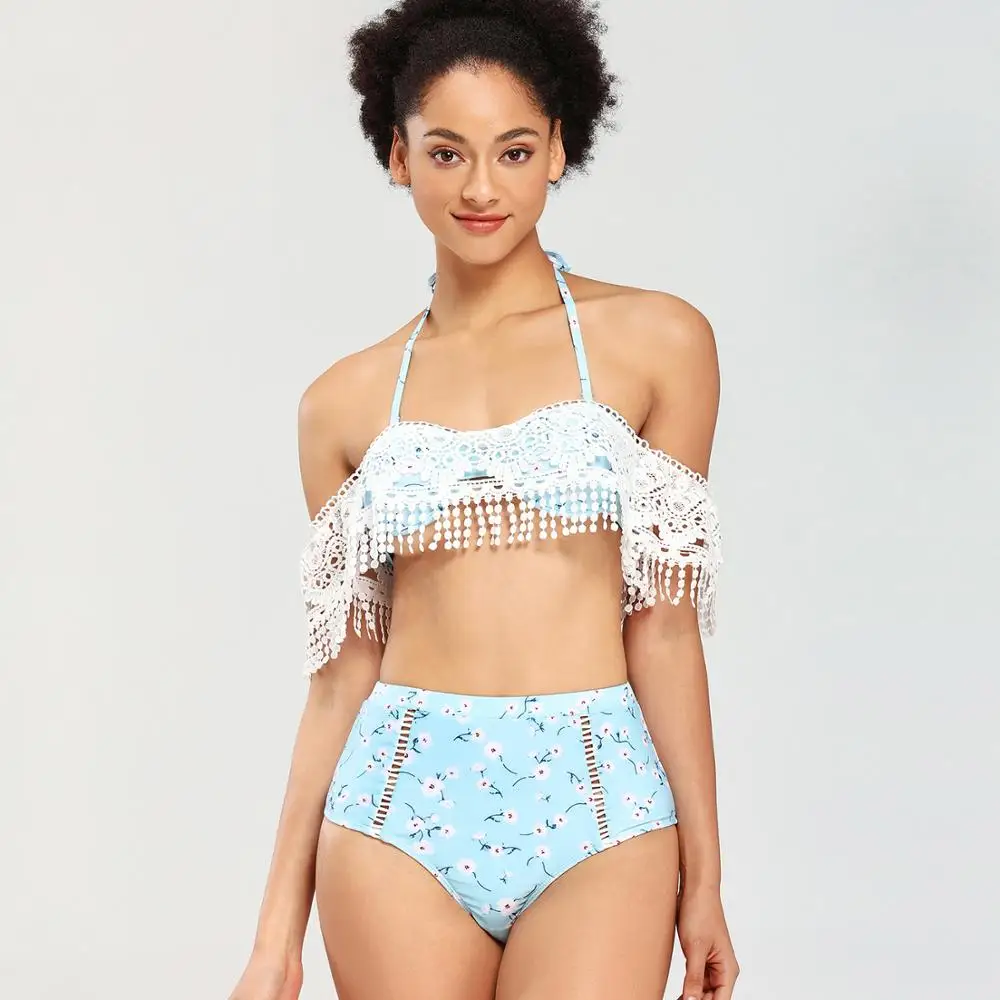 Women's Sexy High Waisted Print Lace Bikini Bikinis Swimsuit Swimwear Set For Women Girl Bikini Swimsuits Swim Suits Ladies
Women's Sexy High Waisted Print Lace Bikini Bikinis Swimsuit Swimwear Set For Women Girl Bikini Swimsuits Swim Suits Ladies