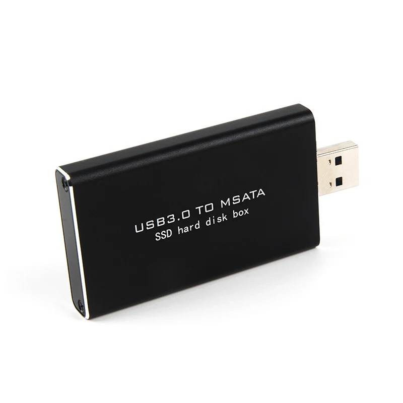 MSATA к USB 5 Гбит/с 3 0 mSATA SSD корпус USB3.0 чехол адаптер жесткого диска M2 Внешний HDD