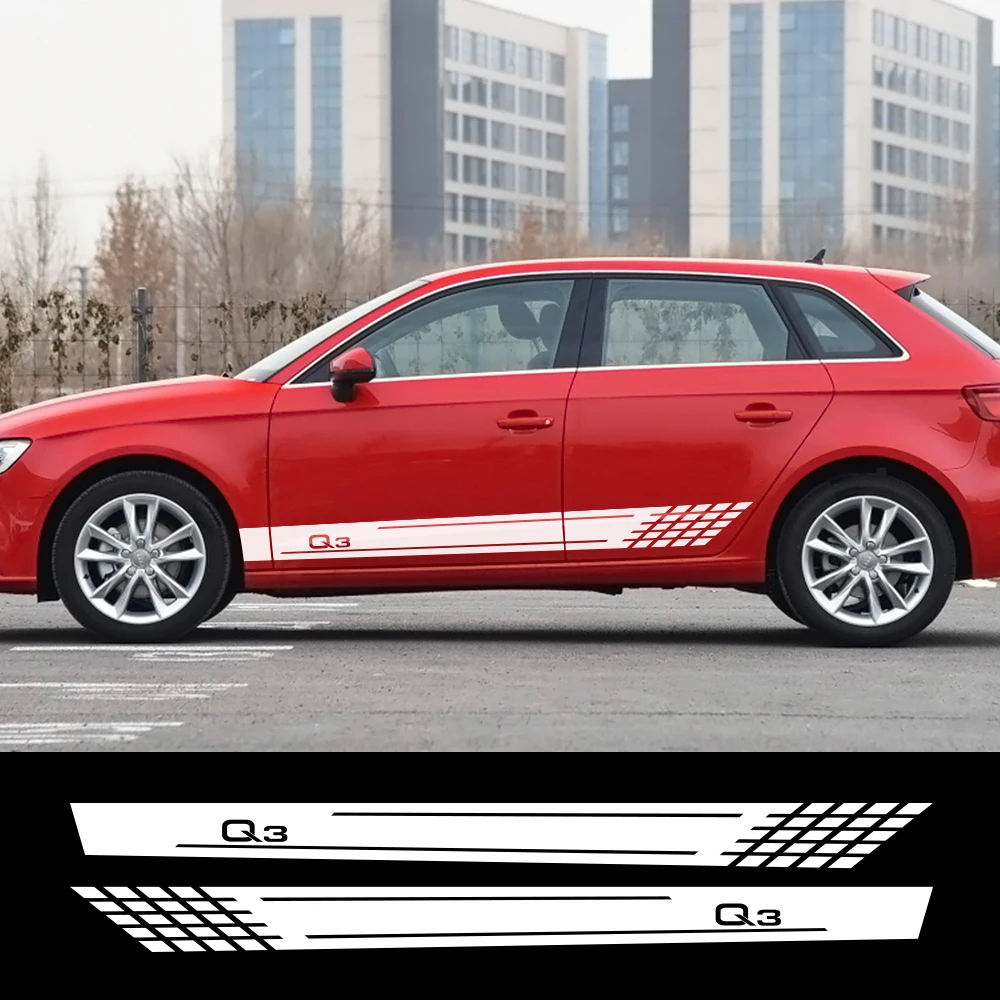 2pcs For Audi Q3 Car Side Sticker Auto Stylish Vinyl Film Decal DIY Sport Decoration Automobiles Styling Tuning Car Accessories
2pcs For Audi Q3 Car Side Sticker Auto Stylish Vinyl Film Decal DIY Sport Decoration Automobiles Styling Tuning Car Accessories
