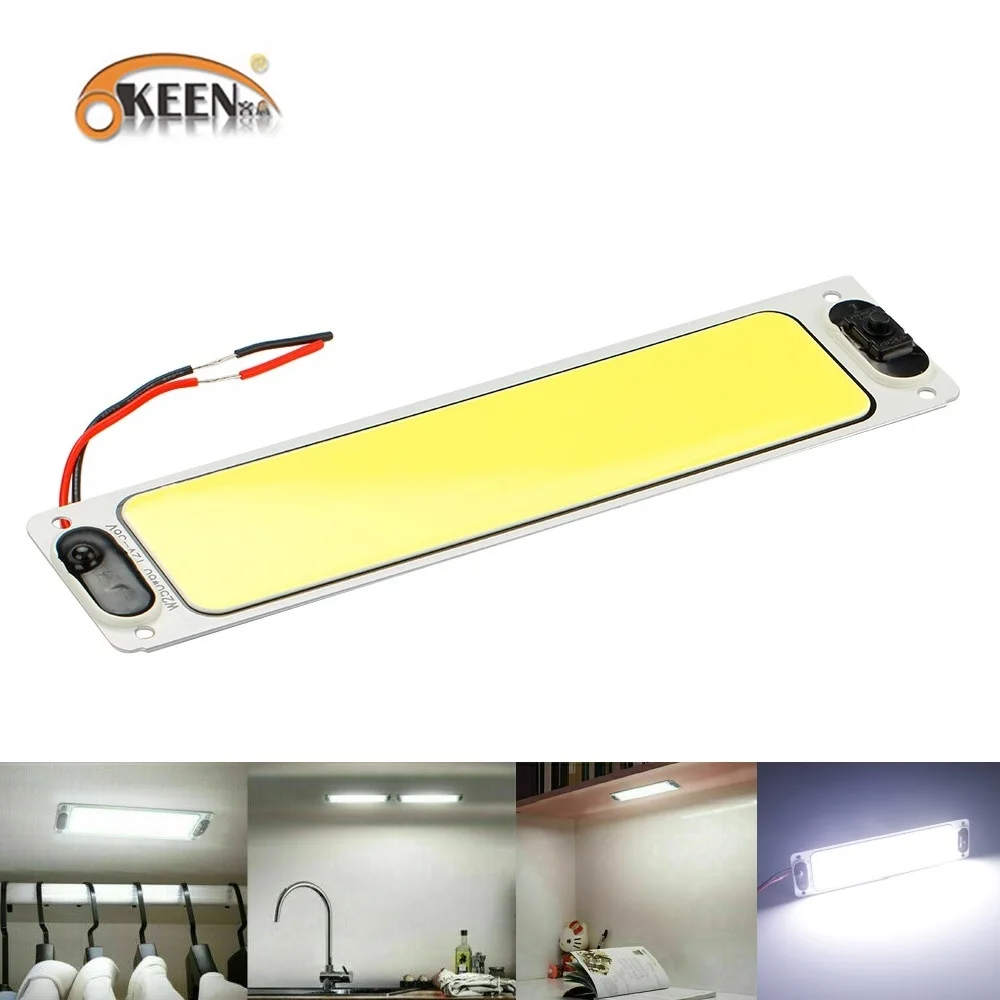 OKEEN 1pc High Bright Car 108 LED 25cm COB LED Dome Map Light Bulb Auto Interior Panel Lamp 12V White License Plate Reading Lamp
OKEEN 1pc High Bright Car 108 LED 25cm COB LED Dome Map Light Bulb Auto Interior Panel Lamp 12V White License Plate Reading Lamp