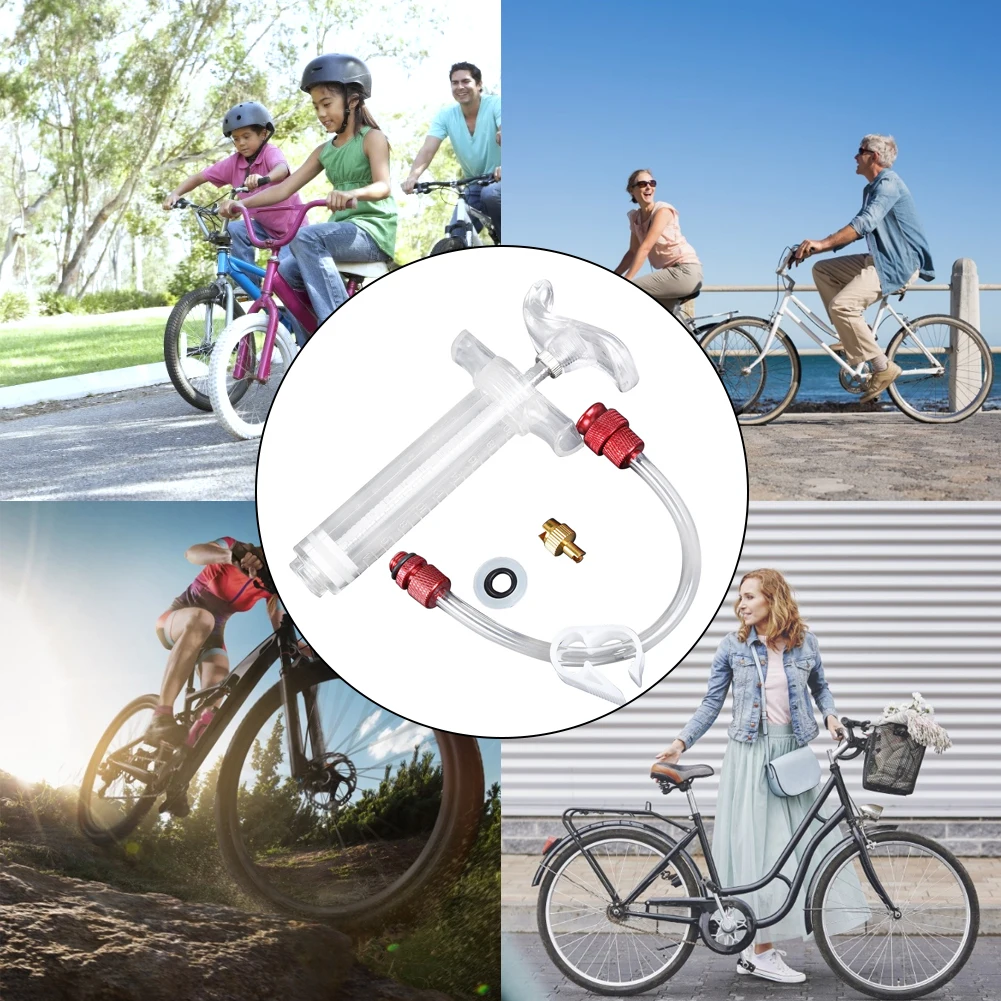 Tubeless Tyre Sealant Injector MTB Bike Bicycle Cycling Tire Filling Tool Fit for Presta/Schrader Valves
Tubeless Tyre Sealant Injector MTB Bike Bicycle Cycling Tire Filling Tool Fit for Presta/Schrader Valves