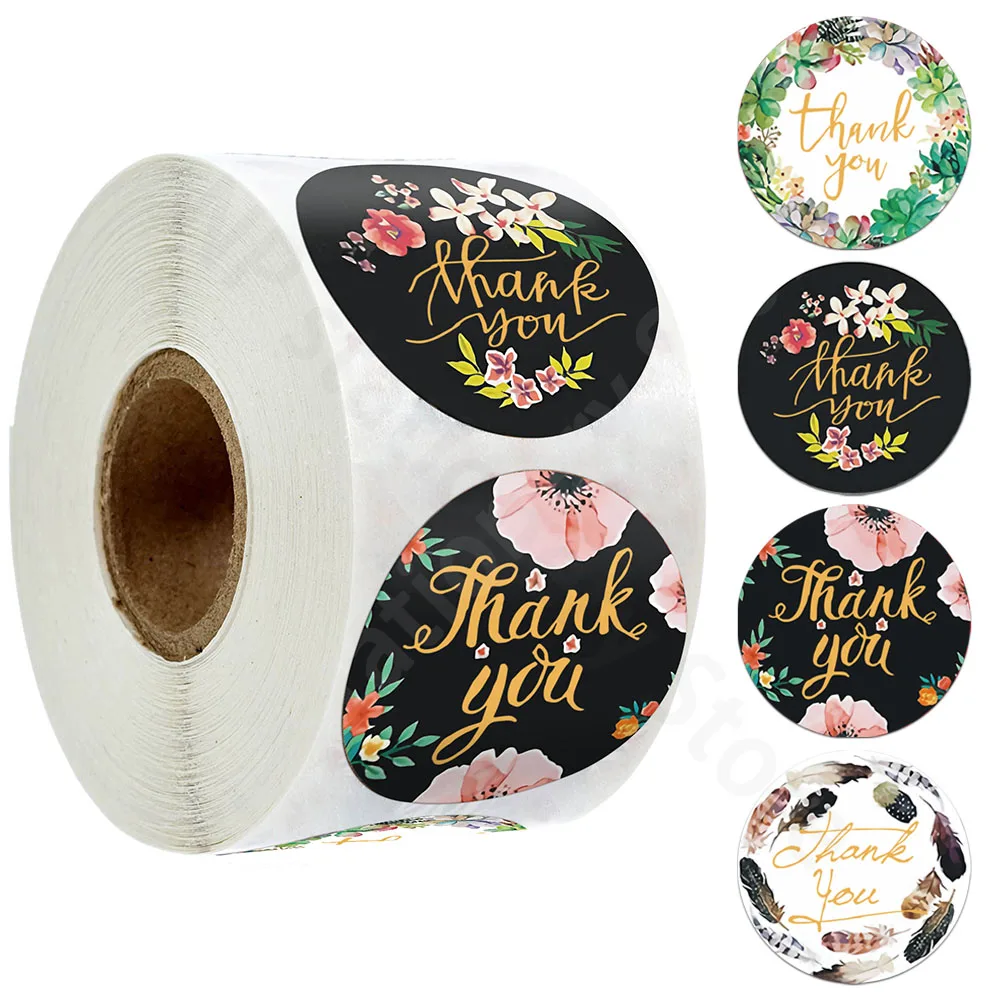 500pcs Color Flower Thank You Sticker 1 Inch Round Decor Sealing Labels for Handmade Order Business Gift Bags Envelopes Seal
500pcs Color Flower Thank You Sticker 1 Inch Round Decor Sealing Labels for Handmade Order Business Gift Bags Envelopes Seal