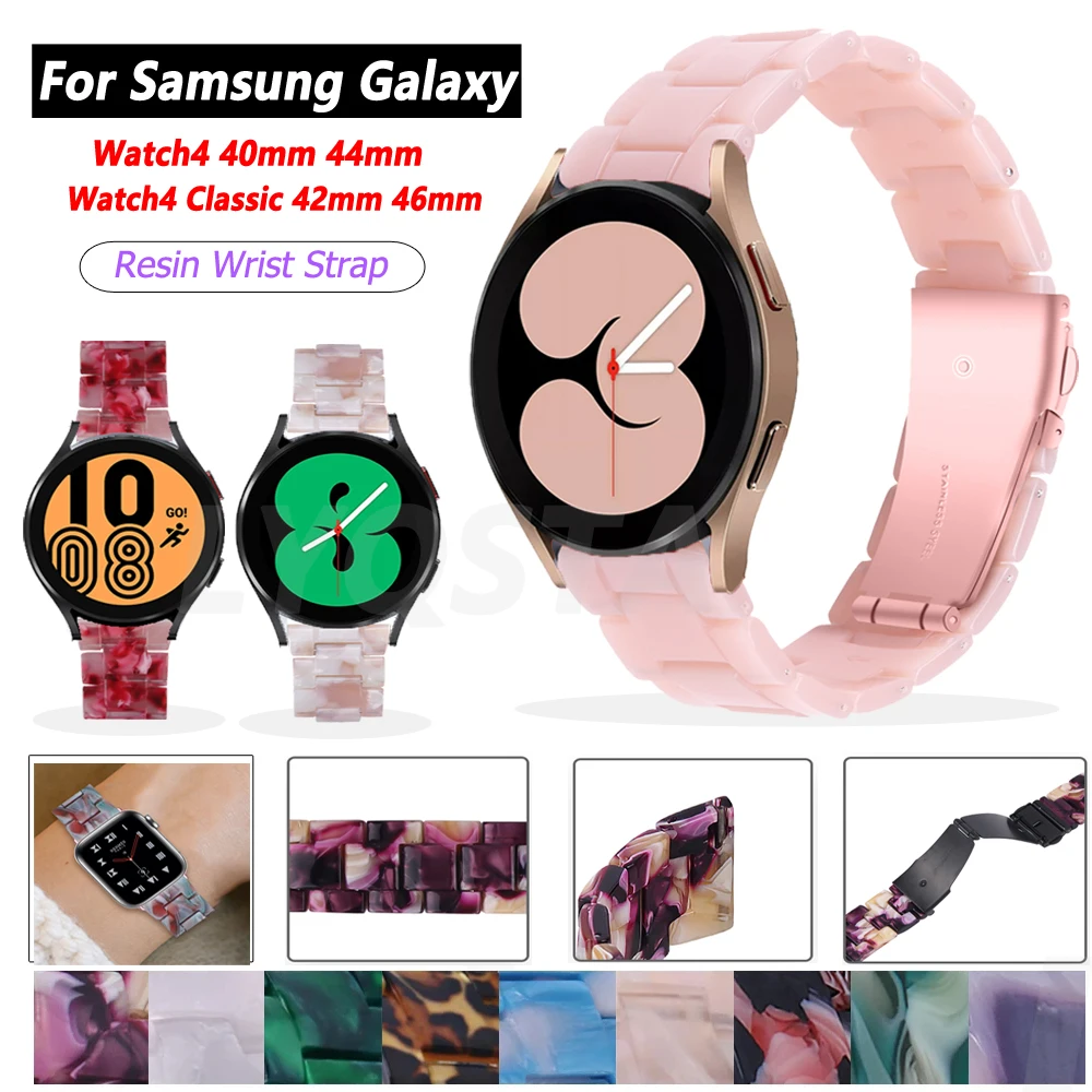 New 20mm Wrist Band For Samsung Galaxy Watch 4 40mm 44mm Resin Strap For Galaxy Watch Active/3 41mm Replacement Bracelet Correa
New 20mm Wrist Band For Samsung Galaxy Watch 4 40mm 44mm Resin Strap For Galaxy Watch Active/3 41mm Replacement Bracelet Correa