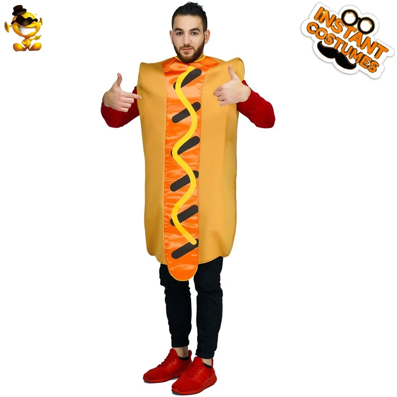 Adult Funny 3D Food Sausage Hot Dog Costumes Halloween Hot Dog Cosplay Costume Adult Man Hot Dog Jumpsuit Party Cosplay
Adult Funny 3D Food Sausage Hot Dog Costumes Halloween Hot Dog Cosplay Costume Adult Man Hot Dog Jumpsuit Party Cosplay