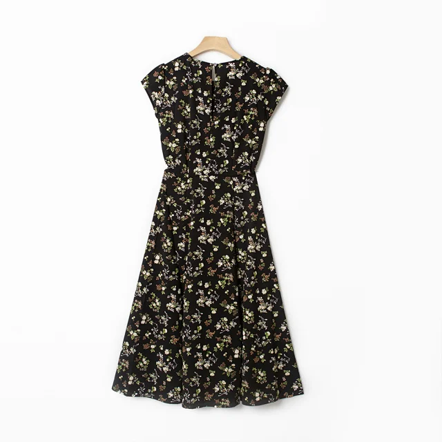 2021 Spring Summer Women Midi Dress Floral Print Slim Short Sleeve Fashion Split Mid-Length Dresses Robe Back with Buttons
2021 Spring Summer Women Midi Dress Floral Print Slim Short Sleeve Fashion Split Mid-Length Dresses Robe Back with Buttons