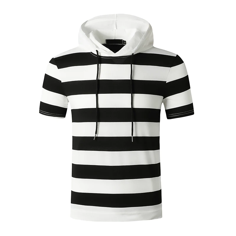 stripe Fashion Solid Long Hooded T Shirt Men Tops Fitness Slim Fit Short Sleeve Camiseta Hombre Streetwear Hip Hop Mens Clothes
stripe Fashion Solid Long Hooded T Shirt Men Tops Fitness Slim Fit Short Sleeve Camiseta Hombre Streetwear Hip Hop Mens Clothes