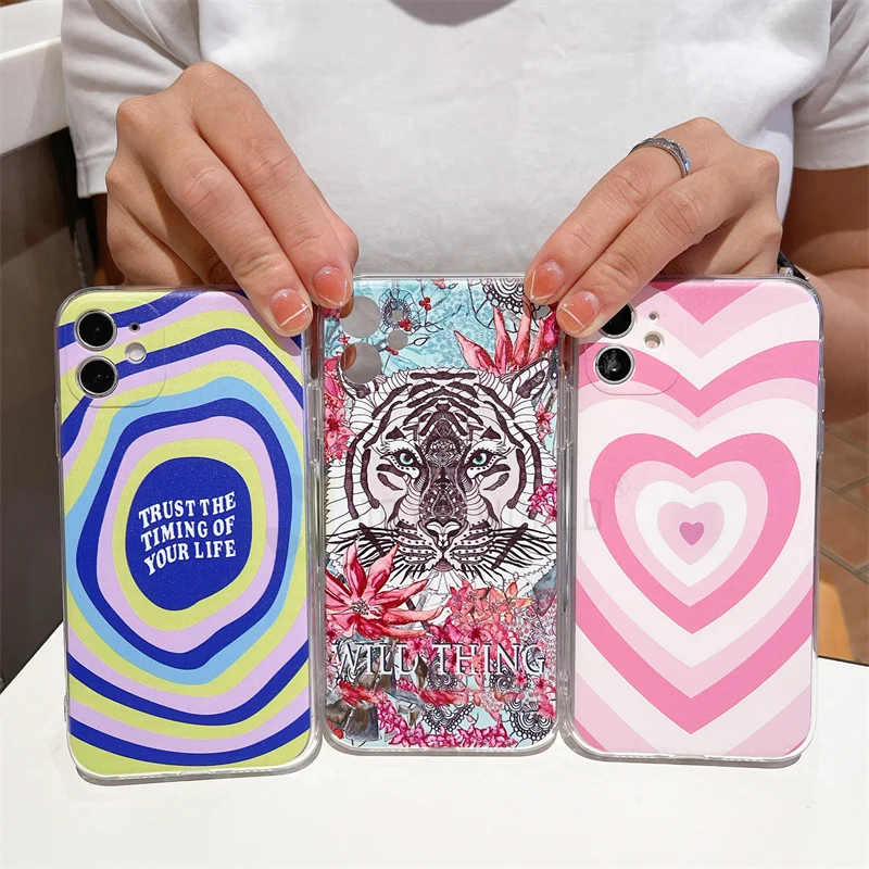 Радужная фотография для Redmi Note9 7 8 T 10X Power A I AT Max S POCO M2 Pro слои любви тигр Защита