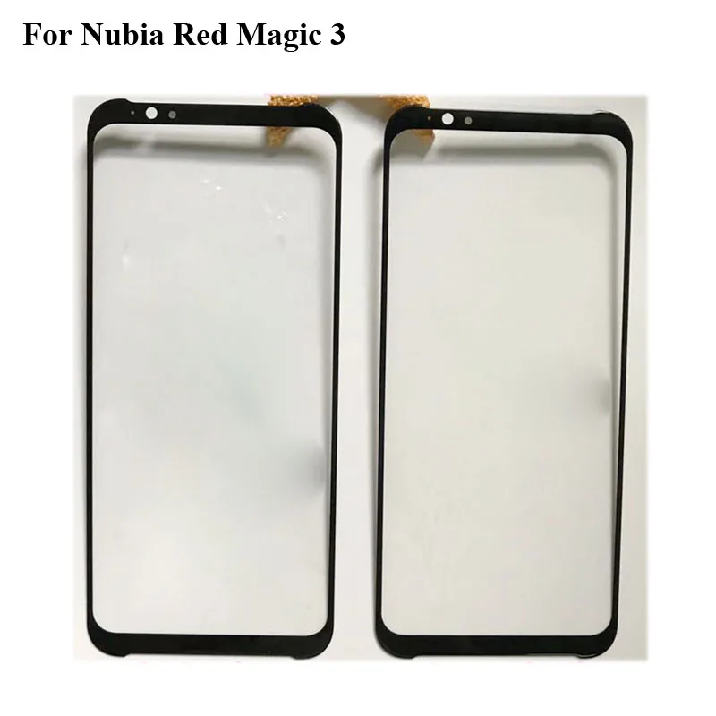 Для Nubia Red Magic 3 NX629J Magic3 передняя внешняя стеклянная линза Ремонт сенсорного экрана