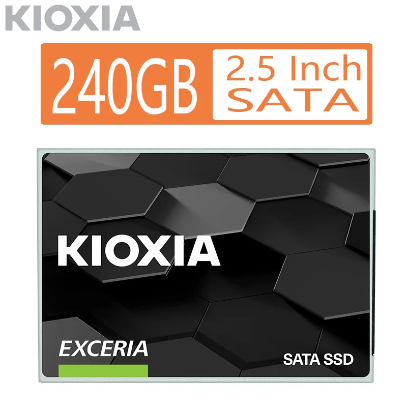 KIOXIA SSD Solid State Drive Disk 240GB 2.5" Internal TC10 SATA III 6.0Gb/s HDD for Notebook Laptop Computer PC
KIOXIA SSD Solid State Drive Disk 240GB 2.5" Internal TC10 SATA III 6.0Gb/s HDD for Notebook Laptop Computer PC