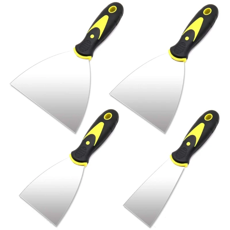 4pcs 50/75/100/125mm Putty Knife Scraper Blade Shovel with Plastic Handle
4pcs 50/75/100/125mm Putty Knife Scraper Blade Shovel with Plastic Handle
