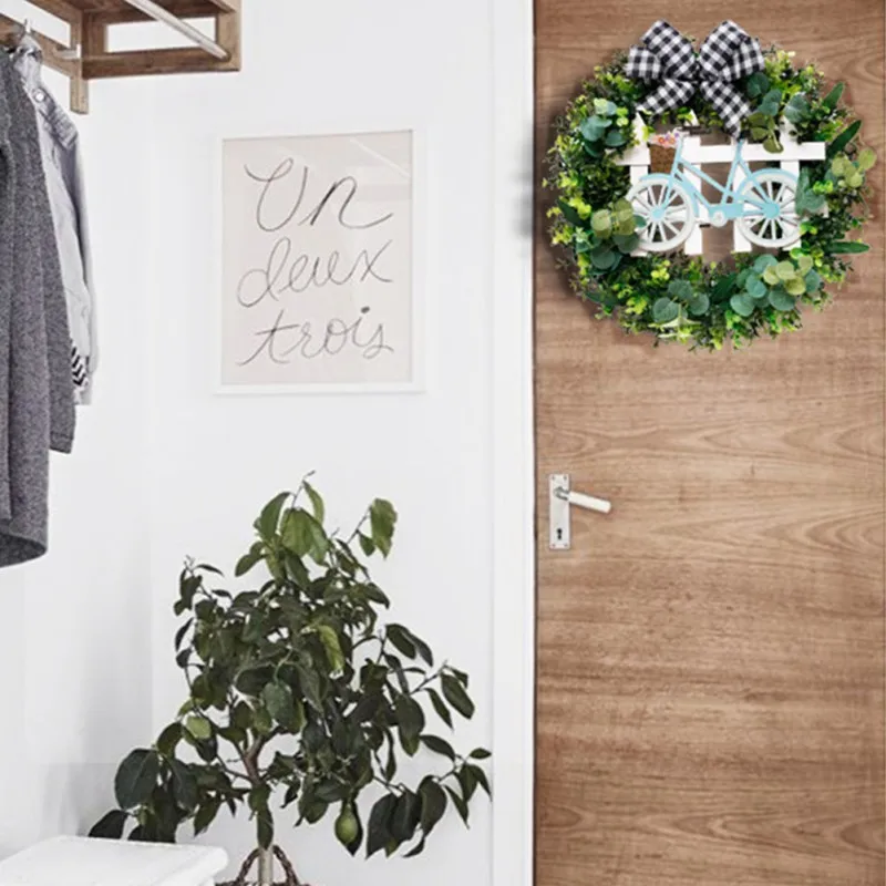 Handmade Artificial Wreath Super Holiday Wreath Used For Front Door Wall Window Home Decor 18-inch Plant Wreath Festive Supplies
Handmade Artificial Wreath Super Holiday Wreath Used For Front Door Wall Window Home Decor 18-inch Plant Wreath Festive Supplies