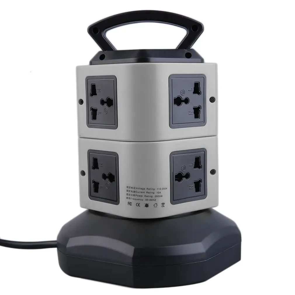 PC+ABS Anti-thunder Overload Protector 7 Outlet 2 USB Ports 2 Layer Socket EU Surge Protector Power Board 2500W 
PC+ABS Anti-thunder Overload Protector 7 Outlet 2 USB Ports 2 Layer Socket EU Surge Protector Power Board 2500W