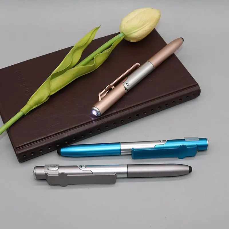 13.5cm Ballpoint Pen Multifunctional LED Light Folding Holder Pen Homework School Night For Phone Stationery Pen Student Re Q7F1
13.5cm Ballpoint Pen Multifunctional LED Light Folding Holder Pen Homework School Night For Phone Stationery Pen Student Re Q7F1