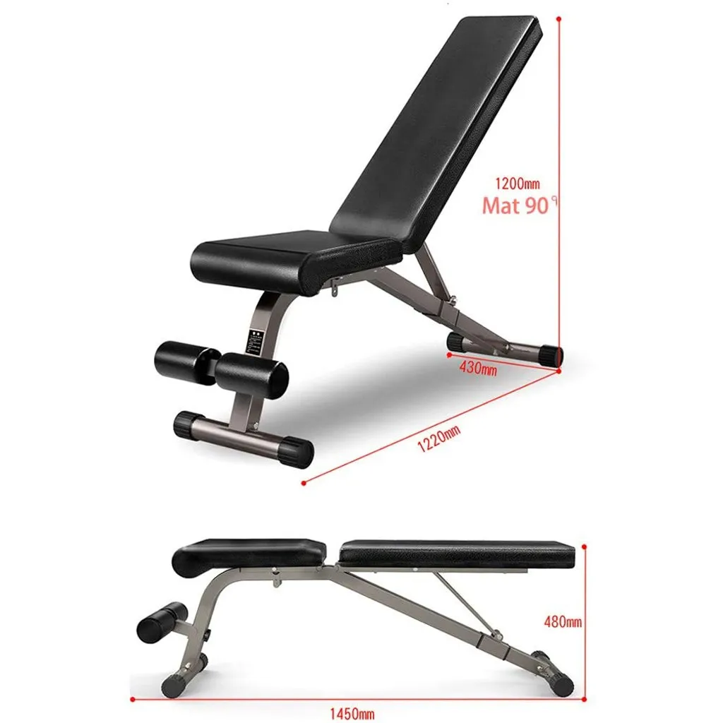 Multi-Function Weight Bench Fitness Bench Adjustable Workout Bench with Leg Extension and Leg Curl,Suitable for Home Gym 
Multi-Function Weight Bench Fitness Bench Adjustable Workout Bench with Leg Extension and Leg Curl,Suitable for Home Gym