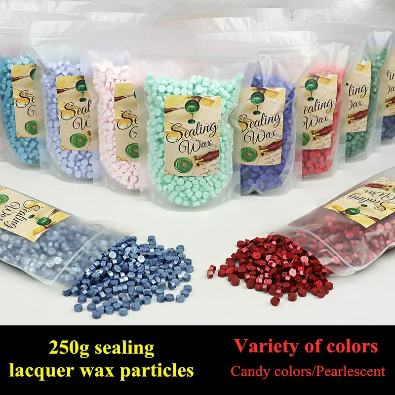 250g Retro Octagonal Sealing Paint Wax particles candy color/pearlescent color DIY gift wedding invitation wax seal 715pcs
250g Retro Octagonal Sealing Paint Wax particles candy color/pearlescent color DIY gift wedding invitation wax seal 715pcs