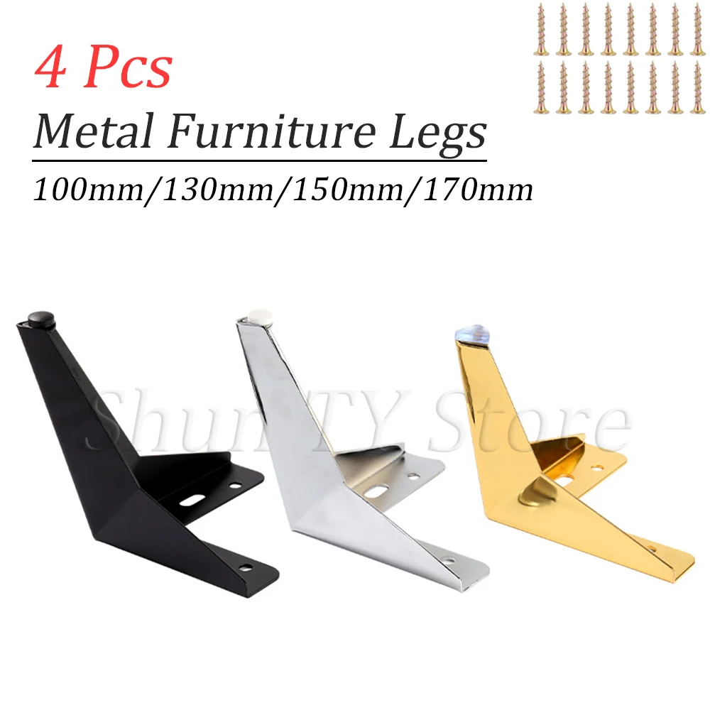4 Pcs 100-170mm Metal Furniture Legs Modern Style Furniture Support Legs For Sofa TV Bench Cabinet Coffee Table Furniture Legs
4 Pcs 100-170mm Metal Furniture Legs Modern Style Furniture Support Legs For Sofa TV Bench Cabinet Coffee Table Furniture Legs