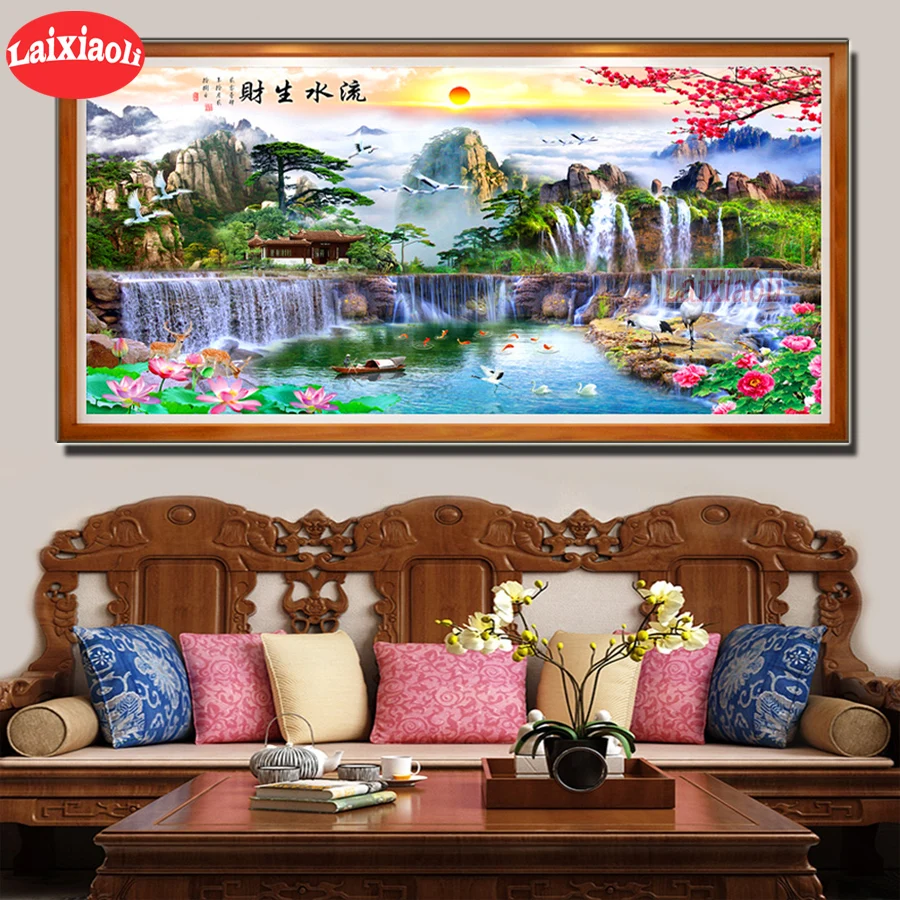 Картина для алмазной вышивки «Водопад»
Картина для алмазной вышивки «Водопад»