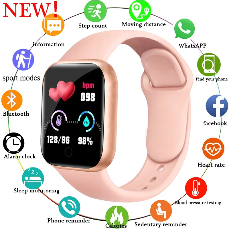 Women Smart Bracelet Men Women Smart Watch Heart Rate Blood Pressure Monitor Sport Smartwatch Fitness Tracker For Android/Ios
Women Smart Bracelet Men Women Smart Watch Heart Rate Blood Pressure Monitor Sport Smartwatch Fitness Tracker For Android/Ios