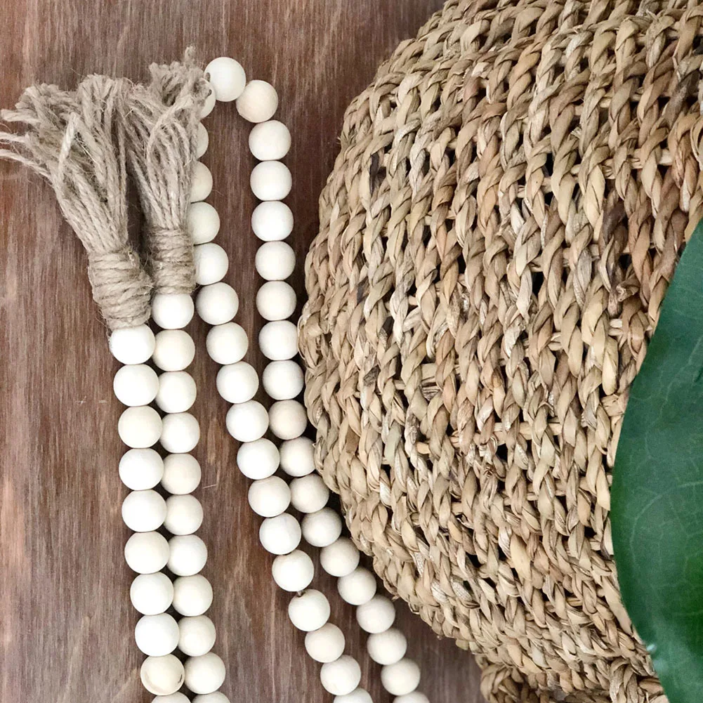 Wood Bead Garland Set Farmhouse Rustic Country Style Beads with Tassels Wall Hanging Home Decor Fast delivery Dropshipping
Wood Bead Garland Set Farmhouse Rustic Country Style Beads with Tassels Wall Hanging Home Decor Fast delivery Dropshipping