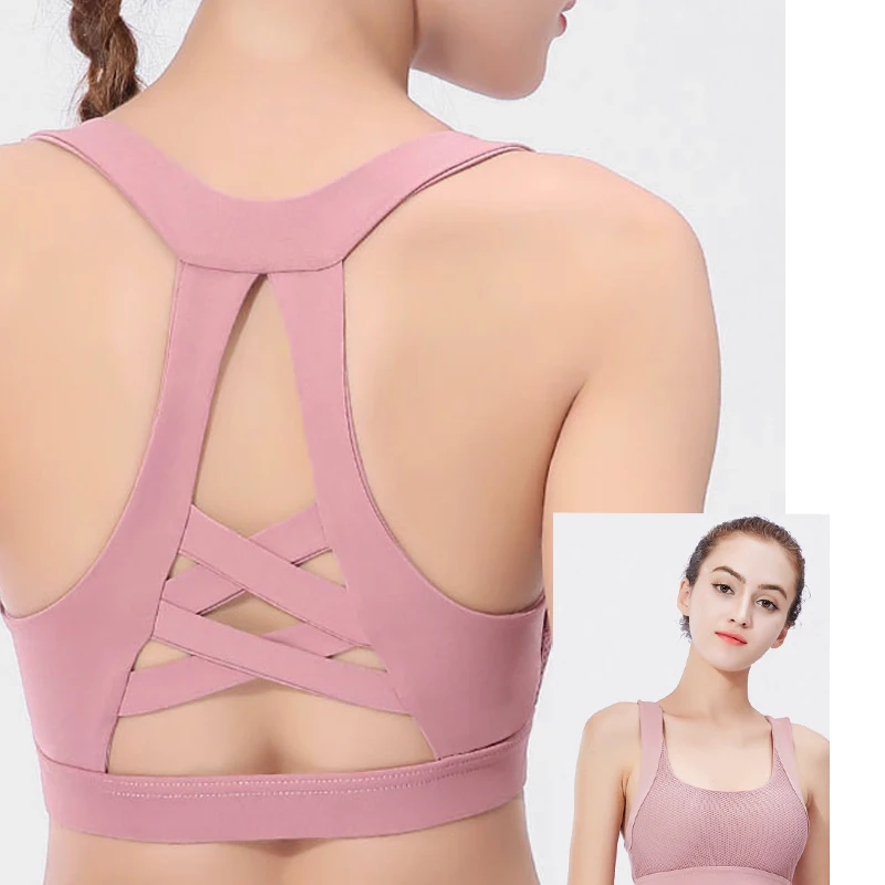 Sports Vest High Elastic Shockproof Back Hollowed Out Sexy Fitness Bra Professional Running Athletic Underarm Women Yoga Suit
Sports Vest High Elastic Shockproof Back Hollowed Out Sexy Fitness Bra Professional Running Athletic Underarm Women Yoga Suit