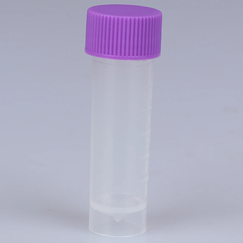 10Pcs 5ml Plastic Graduated Cryovial Plastic Test Tube Freezing Tube Cold Storage Tube with Screw Cap 8 color can be choose 
10Pcs 5ml Plastic Graduated Cryovial Plastic Test Tube Freezing Tube Cold Storage Tube with Screw Cap 8 color can be choose