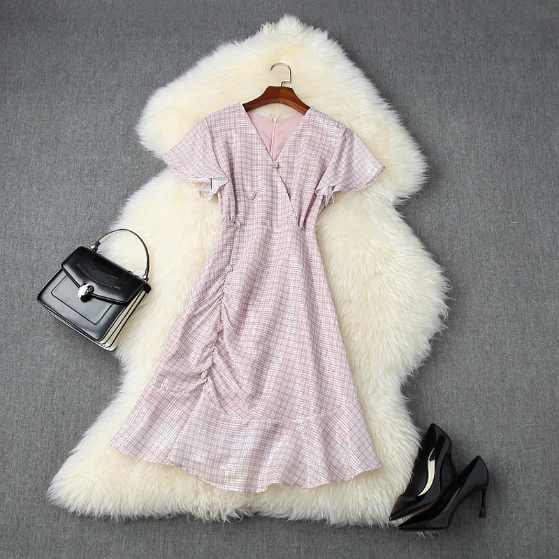 2020 New Summer Sexy Ruffle Print Dress Women Casual Holiday Sequins Dress Womanliness Printed V-neck Fishtail Party Dresses
2020 New Summer Sexy Ruffle Print Dress Women Casual Holiday Sequins Dress Womanliness Printed V-neck Fishtail Party Dresses
