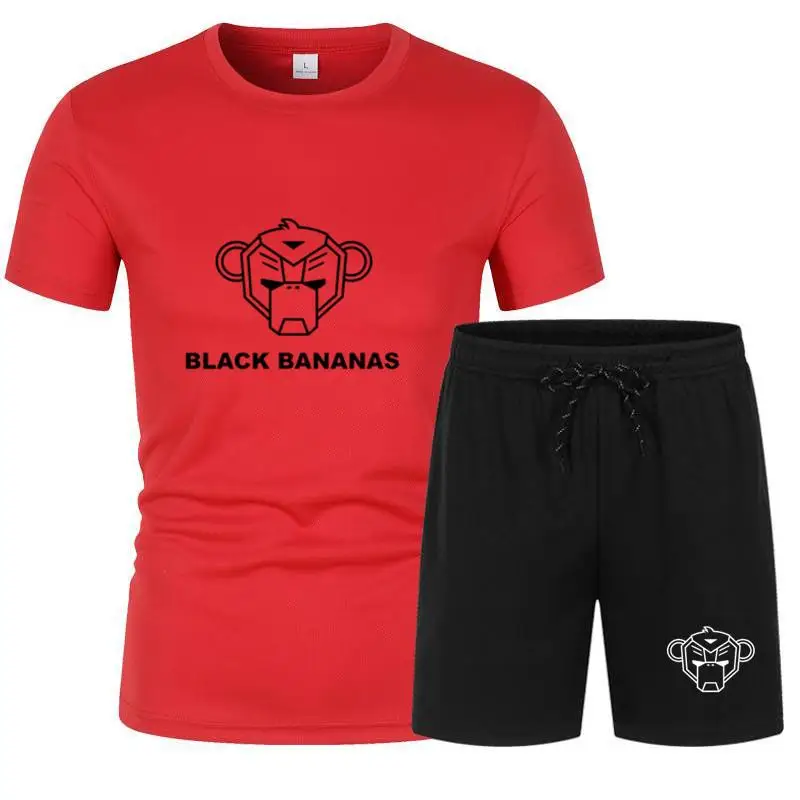 BLACK BANANAS 2 Piece Sets Printed Men Summer O-Neck Clothing Tracksuit New Short Sleeve Male T-Shirt Sportswear
BLACK BANANAS 2 Piece Sets Printed Men Summer O-Neck Clothing Tracksuit New Short Sleeve Male T-Shirt Sportswear