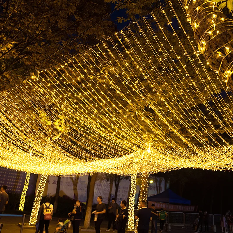 100M 800LED String Lights Street Garlands Christmas Decorations for Home Navidad Lights Outdoor New Year Patio Garden Decor
100M 800LED String Lights Street Garlands Christmas Decorations for Home Navidad Lights Outdoor New Year Patio Garden Decor