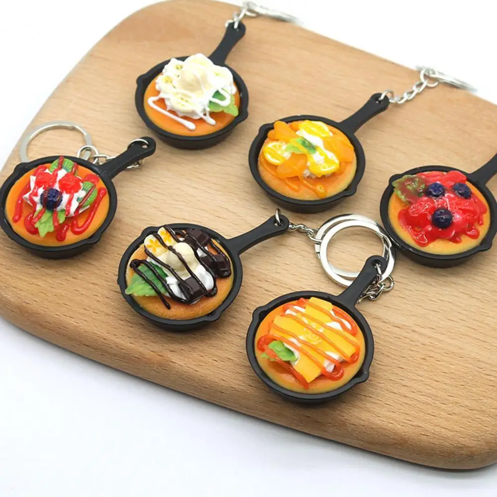 Key Ring Highly Simulated Anti-lost PVC Frying Pan Muffin Shape Key Chain for Shoulder Bags Mini Key Chain Bag Pendant
Key Ring Highly Simulated Anti-lost PVC Frying Pan Muffin Shape Key Chain for Shoulder Bags Mini Key Chain Bag Pendant