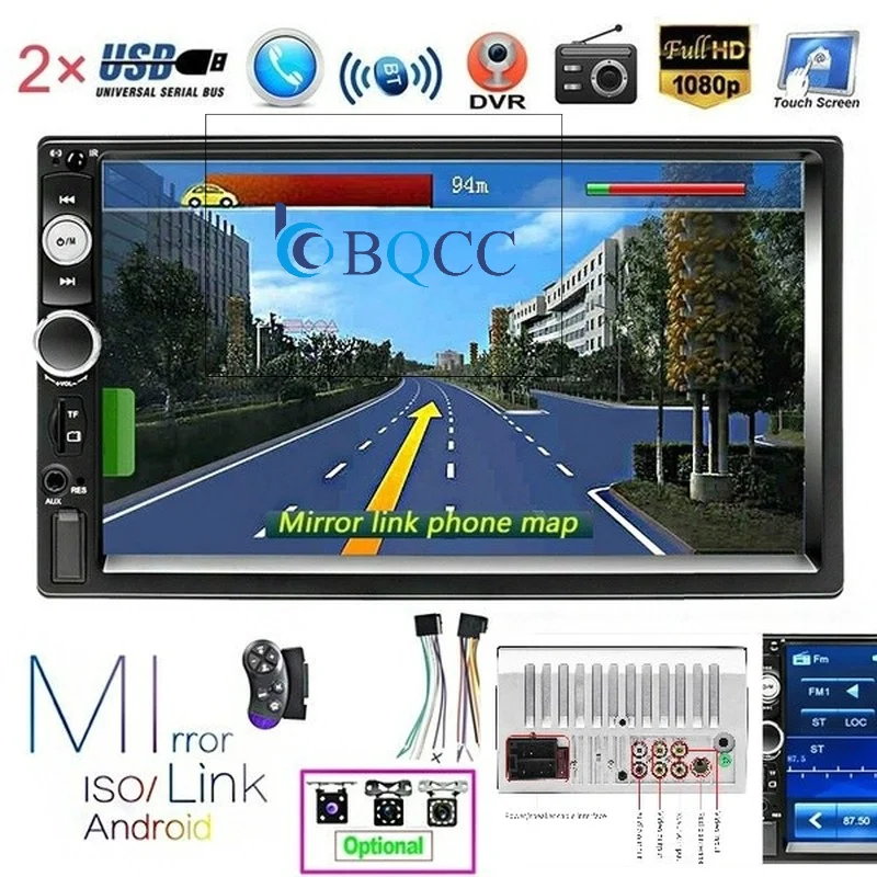 2 Din 7-дюймовый HD Bluetooth Автомобильный видеопроигрыватель MP5 с сенсорным экраном FM/USB/AUX RC SD Функция Поддержка Mirror Link
2 Din 7-дюймовый HD Bluetooth Автомобильный видеопроигрыватель MP5 с сенсорным экраном FM/USB/AUX RC SD Функция Поддержка Mirror Link