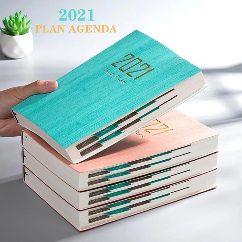 Блокнот А5 на 2021 год планировщик бумажная Обложка Бумажная книга для заметок