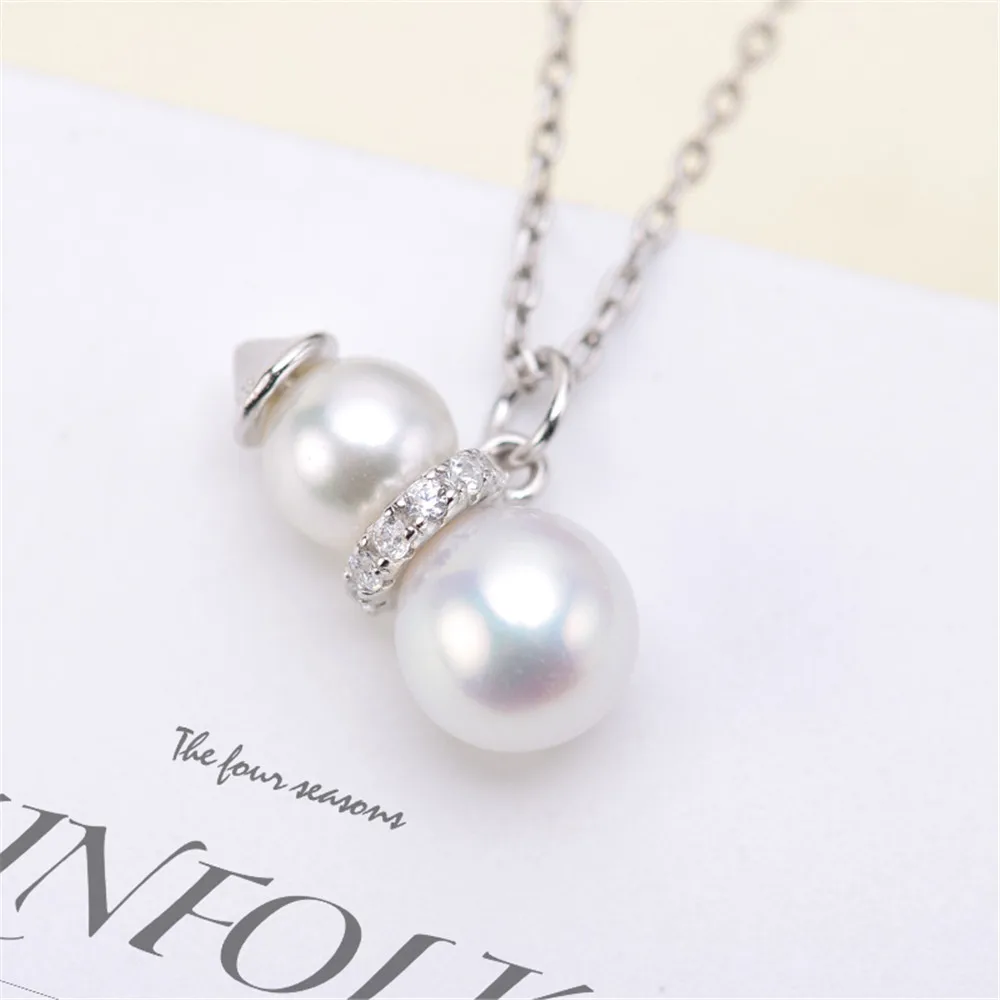 1PCS S925 Sterling Silver Pearl Tray Charm Connector Bail Pendant Clasp DIY Necklace Jewelry Making Accessories
1PCS S925 Sterling Silver Pearl Tray Charm Connector Bail Pendant Clasp DIY Necklace Jewelry Making Accessories