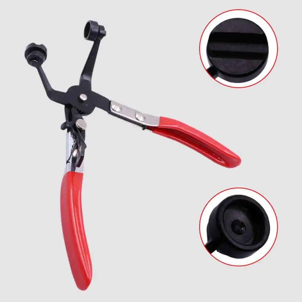 Locking Car Water Pipe Hose Clamp Pliers Fuel Coolant Clip Curved Tube Pliers