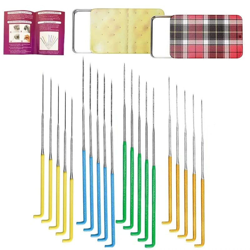 KAOBUY 20PCS Felting Needles,Felting Supplies Colourful Wool Felting Needles Tool Kit With Needles Star Point Felting Needles
KAOBUY 20PCS Felting Needles,Felting Supplies Colourful Wool Felting Needles Tool Kit With Needles Star Point Felting Needles