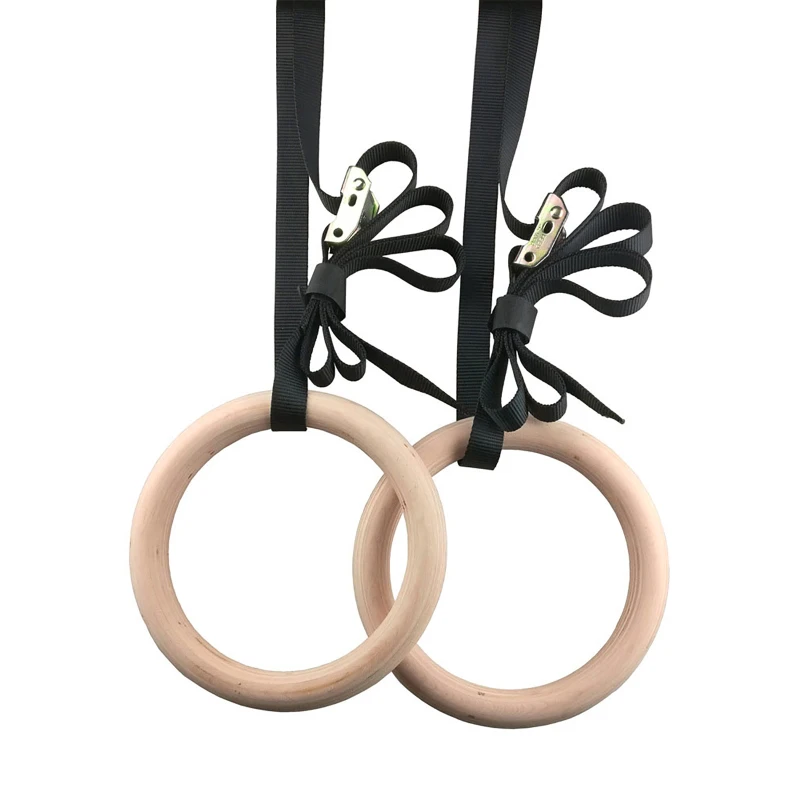 Professional Gymnastics Wooden Ring 28 Mm Adjustable And Short Buckle Used For Training Cross Fitness At Home
Professional Gymnastics Wooden Ring 28 Mm Adjustable And Short Buckle Used For Training Cross Fitness At Home