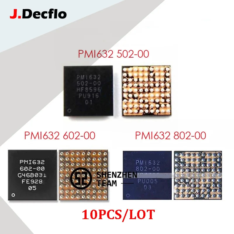 Блок питания JDecflo, 10 шт./лот, PMIC, PMI632, 50100, 502-00, 602-00, 902-00, 90000, IC для Samsung, Motorola, Xiaomi, Redmi 7, 7A, 8A, Note 8
Блок питания JDecflo, 10 шт./лот, PMIC, PMI632, 50100, 502-00, 602-00, 902-00, 90000, IC для Samsung, Motorola, Xiaomi, Redmi 7, 7A, 8A, Note 8