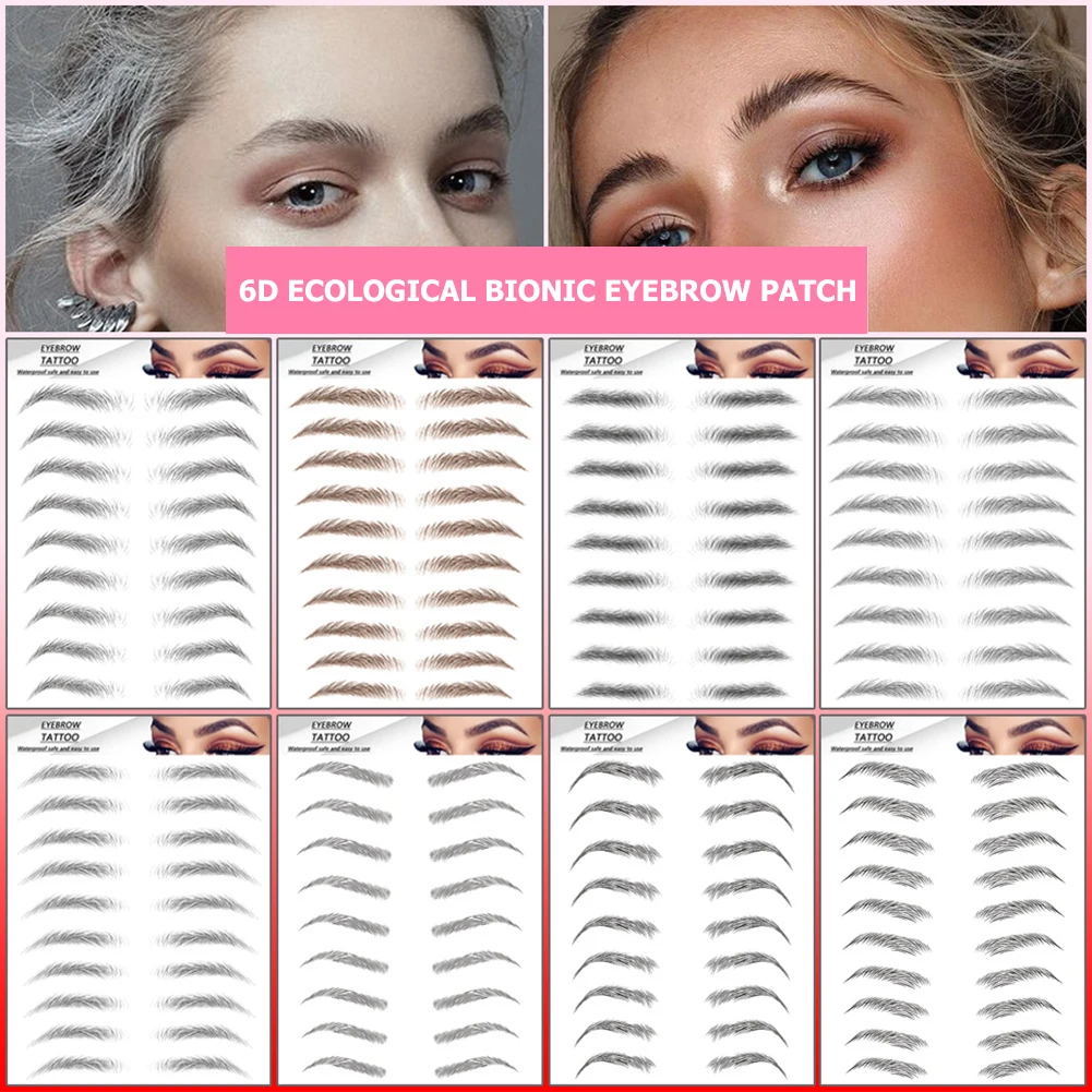 Water-based 6D Hair Like Eyebrow Tattoo Sticker Waterproof Cosmetics Long Lasting Makeup False Eyebrows Stickers
Water-based 6D Hair Like Eyebrow Tattoo Sticker Waterproof Cosmetics Long Lasting Makeup False Eyebrows Stickers