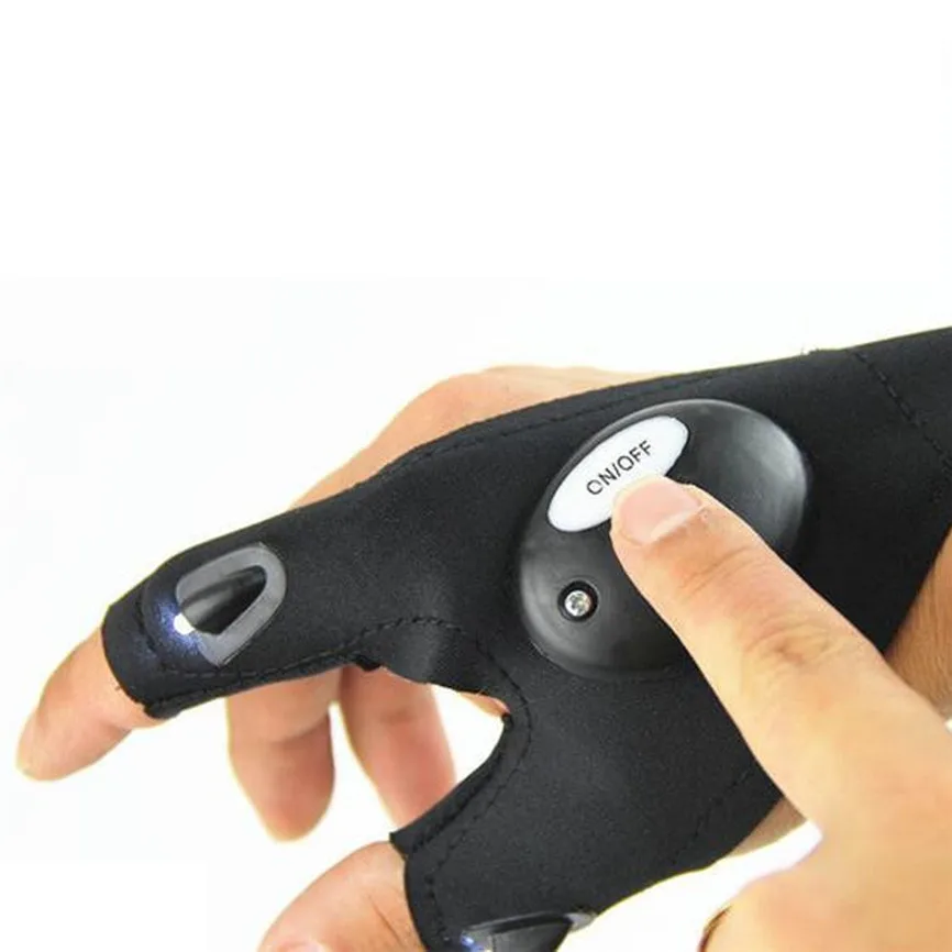 Black Outdoor Night Fishing Magic Strap Fingerless Glove LED Flashlight Torch Cover Survival Camping Hiking Rescue Tool Nov#3
Black Outdoor Night Fishing Magic Strap Fingerless Glove LED Flashlight Torch Cover Survival Camping Hiking Rescue Tool Nov#3