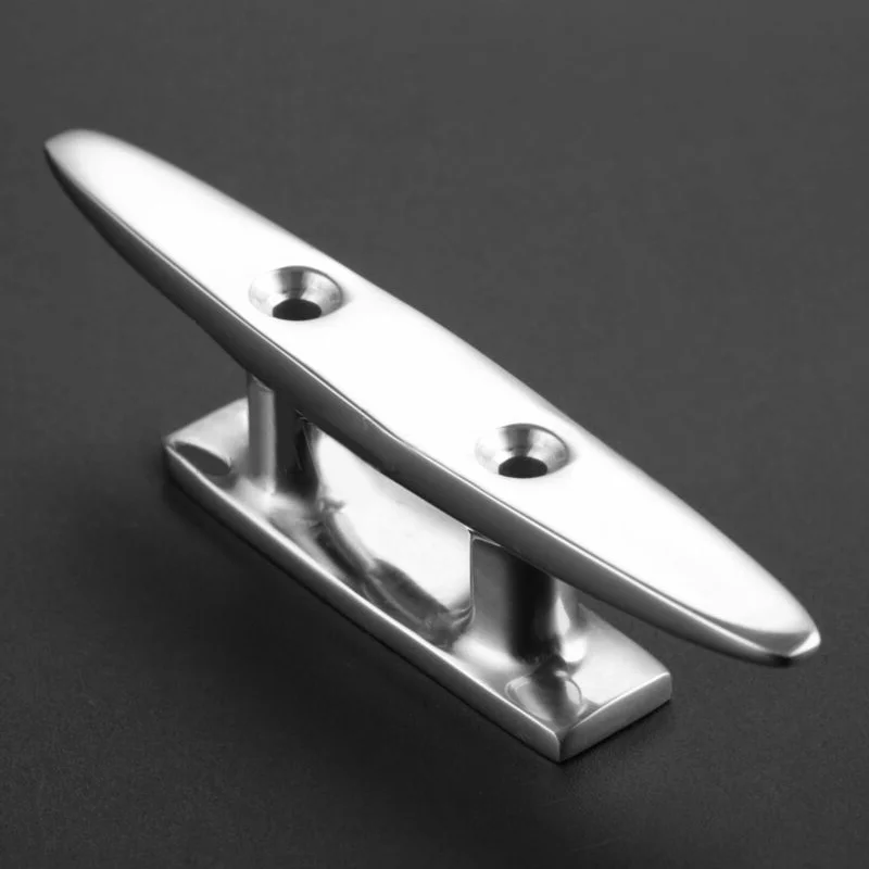 2PC Silver Boat Cleat Stainless Steel 316 Polishing 100mm/4 Inch Marine Hardware
2PC Silver Boat Cleat Stainless Steel 316 Polishing 100mm/4 Inch Marine Hardware