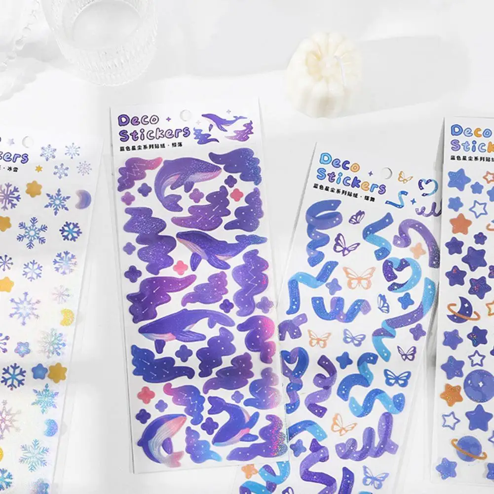 4 Styles Planner Sticker Multi-Function Easy to Stick PET Blue Star Pattern Scrapbook Decal Easy to Stick for Homeschooler
4 Styles Planner Sticker Multi-Function Easy to Stick PET Blue Star Pattern Scrapbook Decal Easy to Stick for Homeschooler